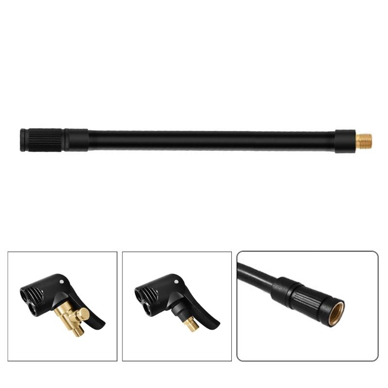 Tire Inflator Hose,Air Pump Valves Adapter Tire Inflator Extension Tube Tyre Pump Quick Inflation Chuck Adapter