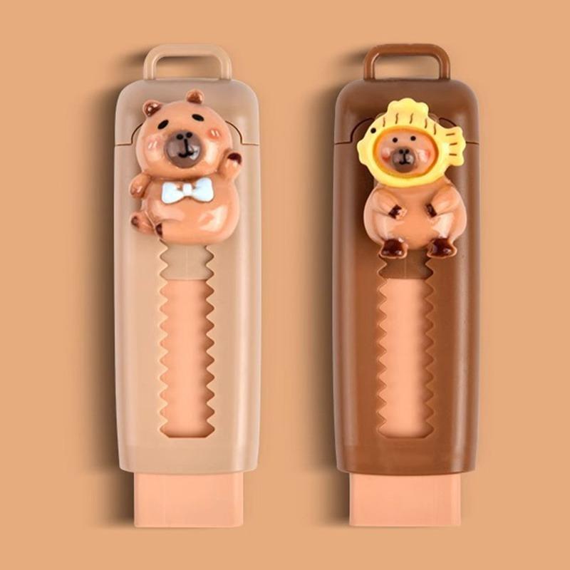 

Push-pull-style capybara eraser 1pcs темно-коричневого
