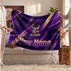 Melbourne Storm Flannel Blanket, Custom Name Text Personalized Soft Throw Blanket Home Decor Gift