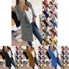 Warmer Winter Damen Plüsch Trenchcoat Damenjacke Übermantel Lässige Oberbekleidung
