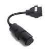 OBD2 30Pin?16Pin Diagnostic Cable Adapter 250mm9.8in Length Replacement for IVECO Trucks