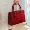 Red Large-Capacity Handbag, Wedding Gift, Bride Daughter Mother Bag, Mother-In-Law Wedding Bag