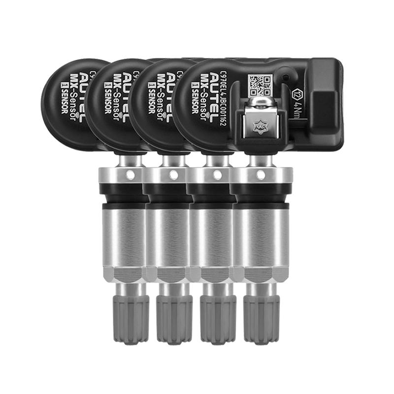 Autel TPMS 2-в-1 315 МГц 433 МГц Датчик TPMS Инструменты для ремонта шин Сканер Мониторинг давления в шинах Программируемые датчики 4 metal sensor