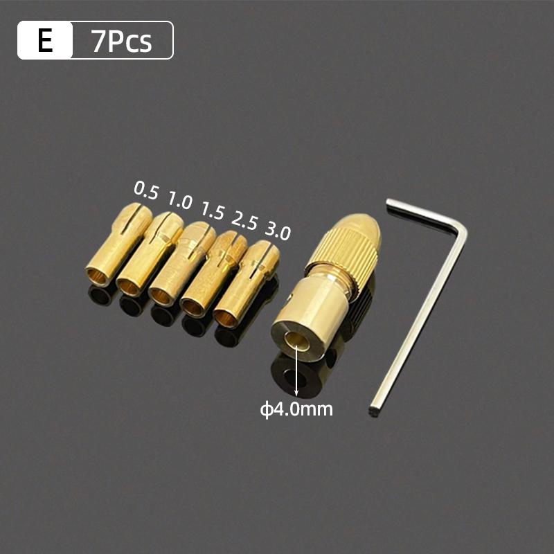 Micro Drill Chucks Electric Motor Shaft Clamp Fixture M8*0.75 Dremel Rotary DIY Tool Accessories Mini JTO Chuck Drills Bit