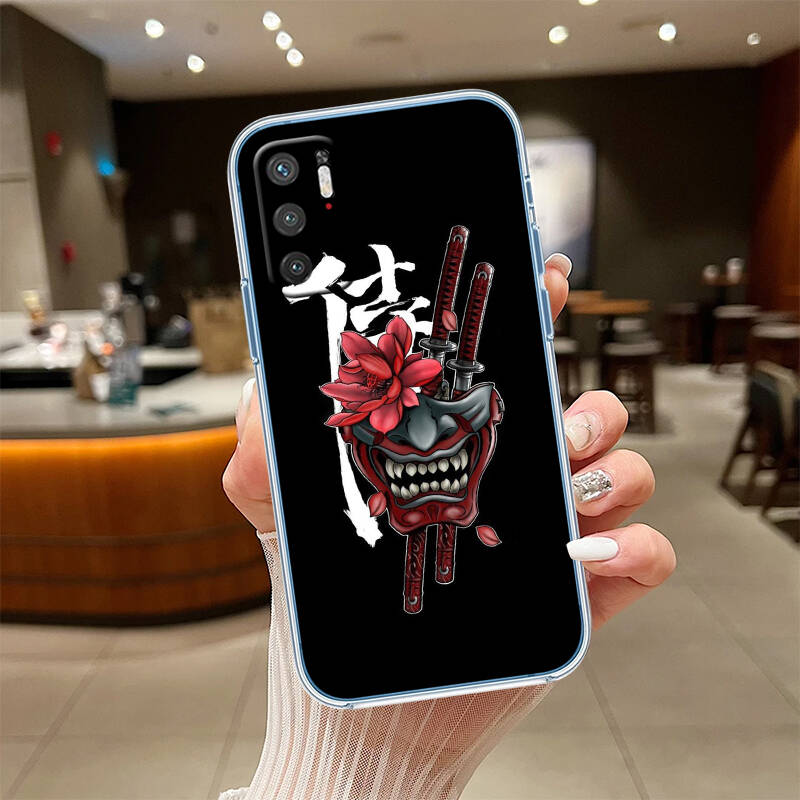 Japan Samurai Mask Phone Case for Motorola G14 G15 G24 G30 G31 G32 G34 G41 G42 G51 G52 G50 G60S G60 G62 G72 G71 G73 G84 G85 G200 E32