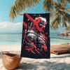 1Pc Dark Hero Unveiled Beach Towel Microfiber Beach Towel Thin Absorbent For Beach Swimming Yoga Bath Sports 0917176