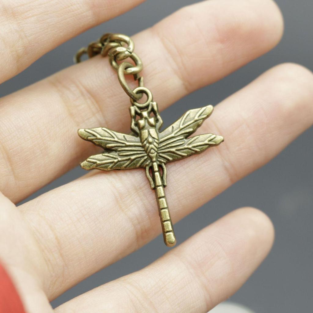 Xiyin Simple Dragonfly Keychain Pendant