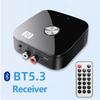 NFC Bluetooth Alıcısı 2RCA PD 3.5mm Jack Aux Kablosuz Adaptör Uzaktan Kumanda ile Araba Bluetooth 5.3 Ses Alıcısı TV için