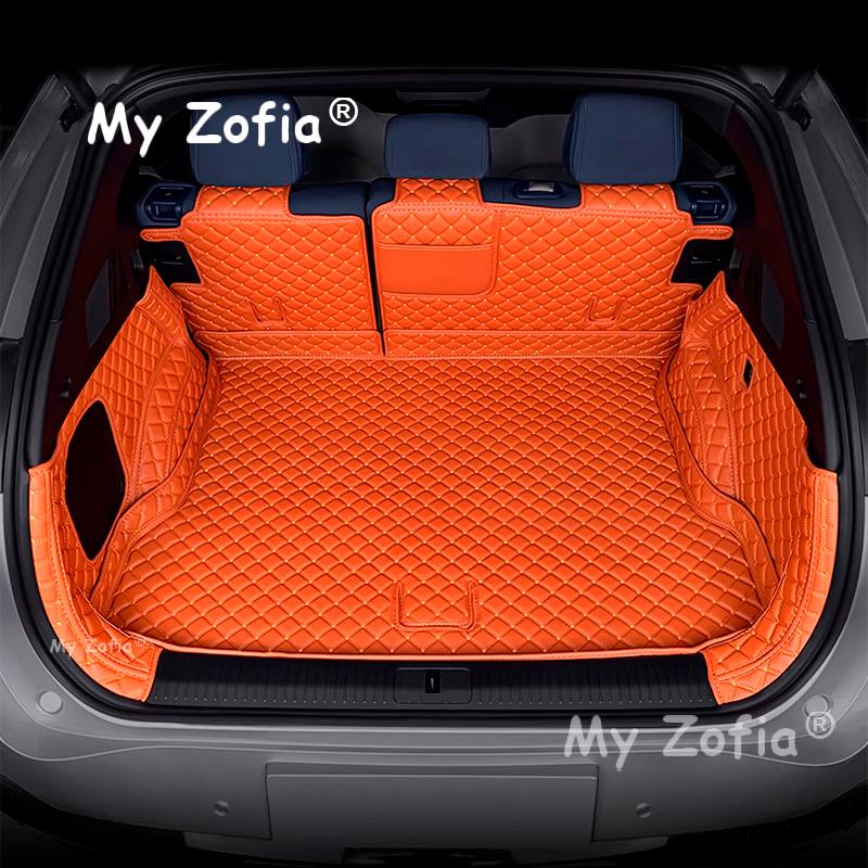 Car trunk mat For Xpeng G6 2024 2025 2026 Car Boot Mat Cargo Protection Leather Trunk Mat Interior Modification Accessories