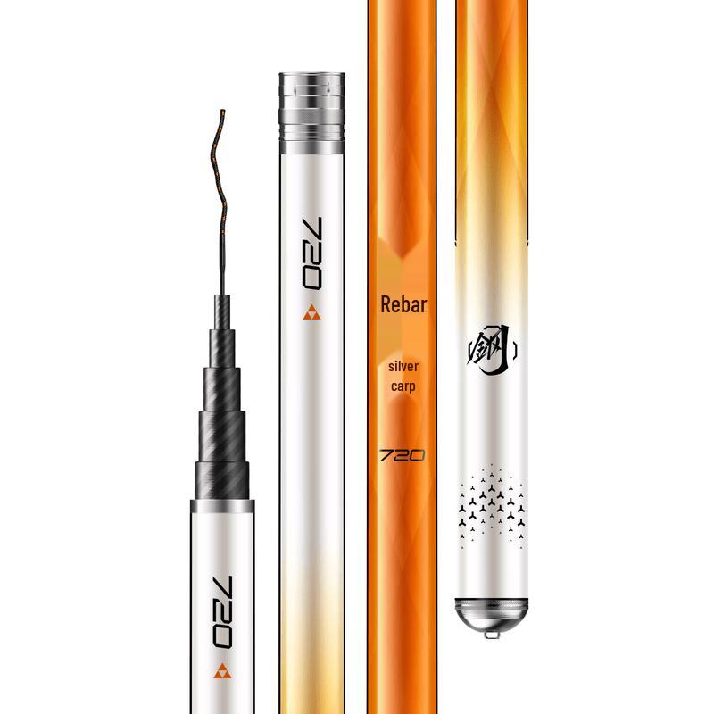 Han Ding Threaded Steel Bighead Carp Fishing Rod