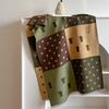 Color matching kitten polka dot cashmere scarf women's high-end new fashion autumn and winter warm scarf fleece cold-proof shawl