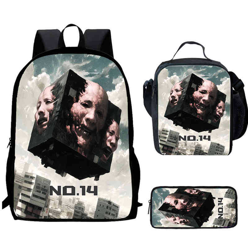 Monster No. 8 Schoolbag Multi-Functional Cross-Border Backpack