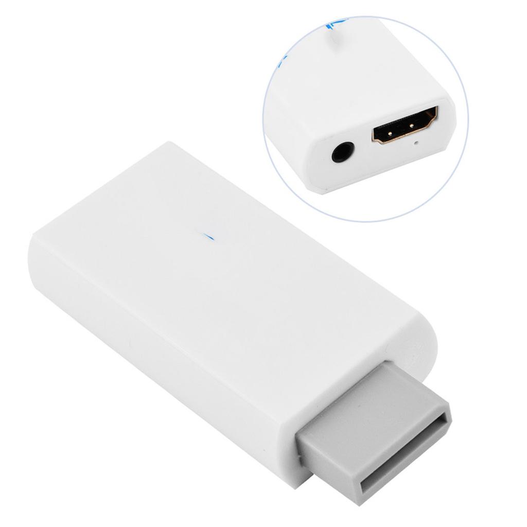 Wii 2 to HDMI Converter 720p1080P HD Output Portable Mini Video Audio Adapter