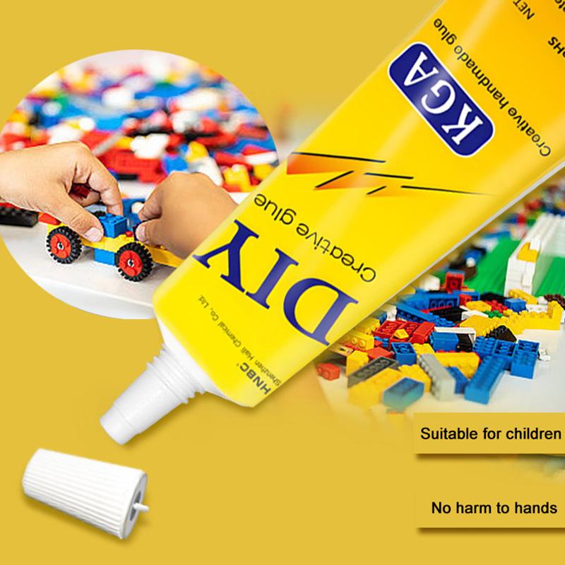 Safe Glue For Children Transparent Multi-Purpose Glue | Fast-Drying | Bonds Fabric, Puzzles, Buttons, Dried Flowers & More