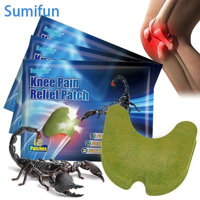 12/24/60/120pcs Sumifun Wormwood Knee Joint Patch 12pcs/bag Knee Pain Relief Patch
