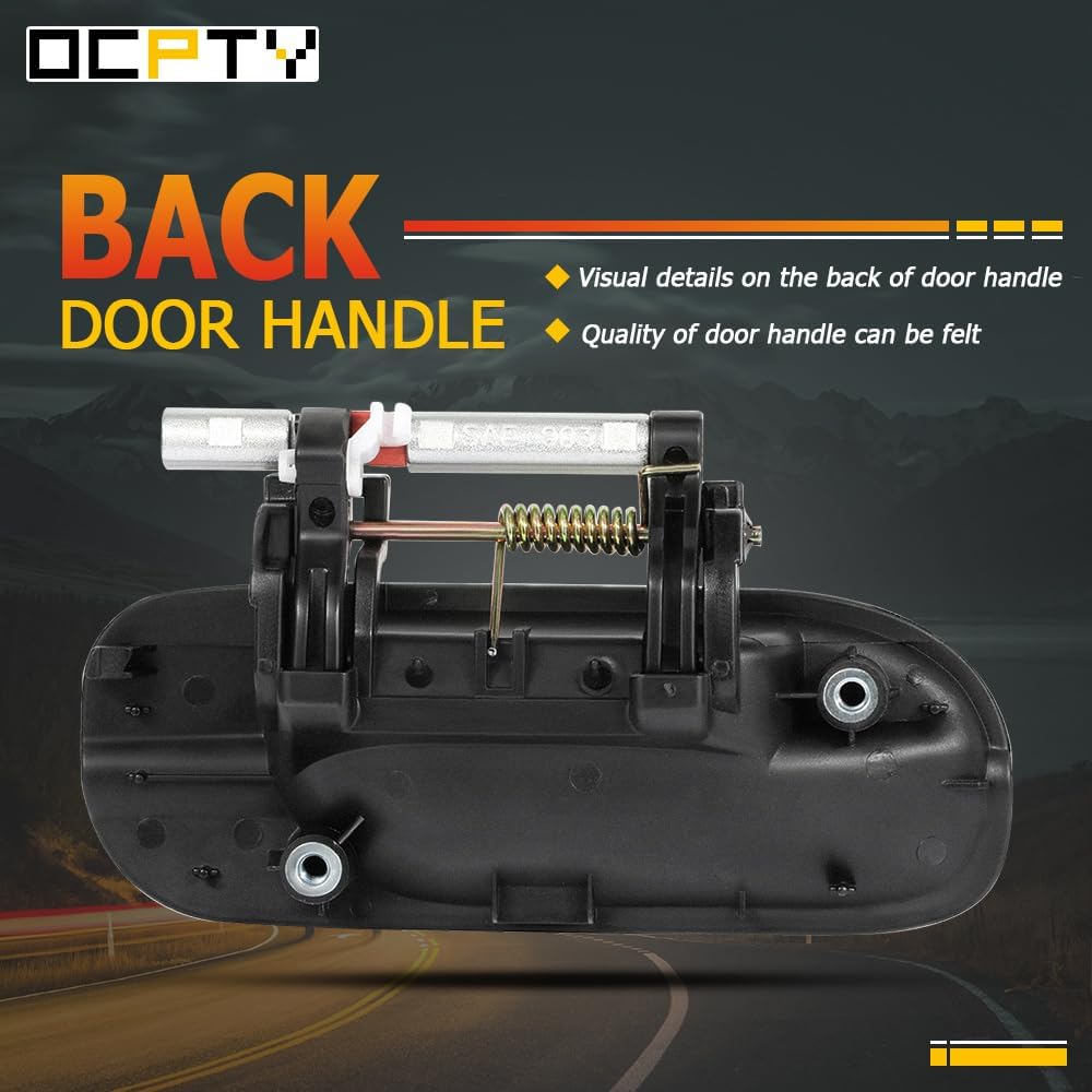 OCPTY Door Handles Exterior Front Rear Driver Left Side Replacement fit 2000 2001 2002 2003 2004 2005 2006 for Nissan Sentra Outside Door Handles