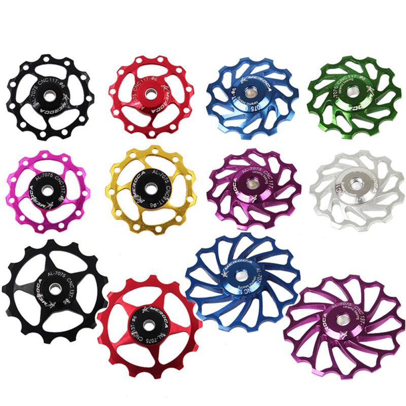 11T/13T Κράμα Αλουμινίου Ποδήλατο Βουνού MTB Πίσω Εκτροχιαστής Τροχαλία Οδηγός Τροχαλία Ποδήλατου Δρόμου Οδηγός
