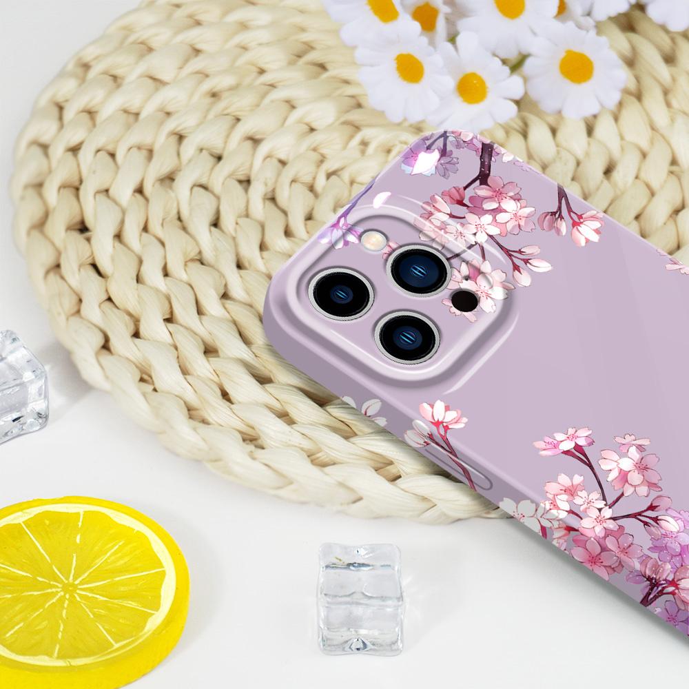Flower Ripples Phone Case For iPhone 13 12 11 7 8 6 6S Plus Pro Max Mini X XS XR SE 2020 2022 Film Hard Cover