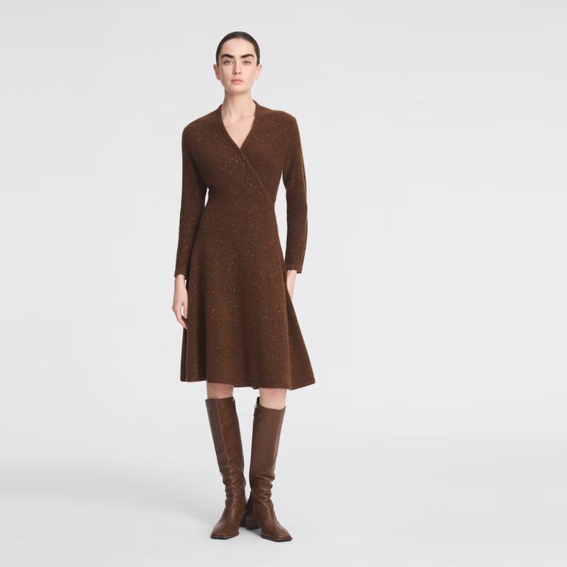 

ELLASSAY V-Neck Elegant Long Sleeve Dress M