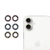 Colorful Bling Diamond Gitter Camera Ring Glass for IPhone 17 Pro Max 17 Air 16 15 Pro Max Plus Clarity HD Lens Screen Protector Metal Cap Accessaries