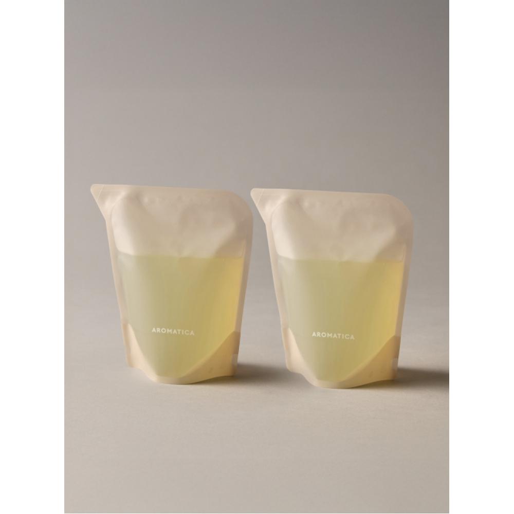 Aromatica [1l] Eucalyptus Body Wash Refill Set NONE