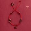 Cinnabar Zodiac Red String Anklet - 2023 Safe Knot Bracelet, Birth Year Woven Foot Rope with High-End Feel