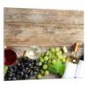PANNEAU EN VERRE POUR CUISINE 65x60 Bois