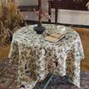 Rural Retro Tablecloth Cotton And Linen Jacquard Fabric Flower And Bird Dining Table Cloth Thickened Coffee Table Cloth Tv Cabinet Cover Towel