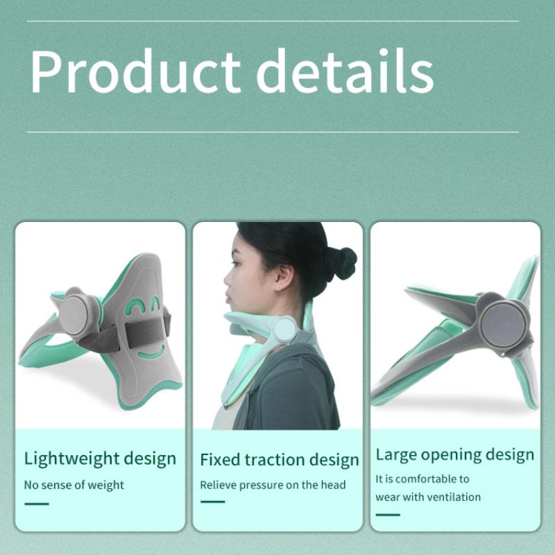Adjustable Cervical Traction Device Posture Corrector Cervical Collar Neck Braces Support Stretcher Spine Protector Pain Relief