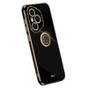 XINLI For Honor 400 Pro 5G (Global) Case Ring Kickstand Electroplating TPU Phone Cover