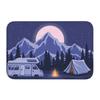 Personalized Happy Camper Doormat Mat Anti-Slip Camping Life Bathroom Kitchen Toilet Rug Carpet 40*60cm