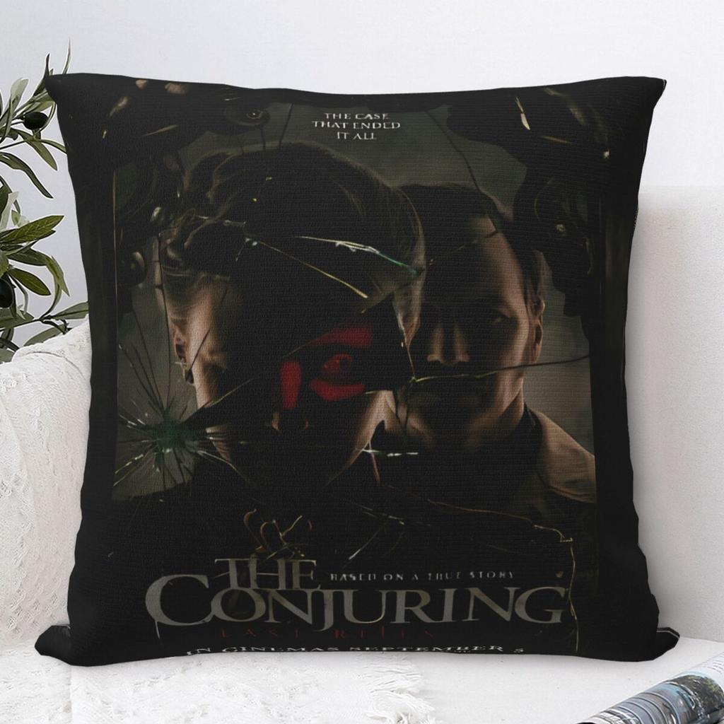 Pillow Case The Conjuring Last Rites Soft Pillow Cover Vintage Cushion Cover Custom DIY Pillowcases For Sofa Bedroom Home Decor