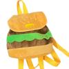 Bags Parent-child Backpack Girls Shoulder Bags Kids Pack Cartoon Burger Bag Kindergarten School Bag Hamburger Plush Backpack