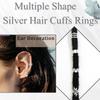 Legierung Gold Silber Zopf Haarring Dreadlock Haarring Hippie Stil Haaraccessoires Loc Haar Schmuck Für Zöpfe Für Mädchen Frauen