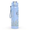 1PC Christ Faith Vintage Letter Print 750ml Color Plastic Sports Water Bottle Leakproof Flip Straw Lid Suitable for Sports Office Home Use