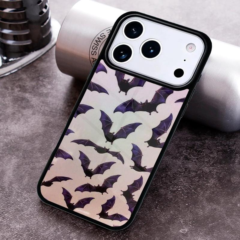 Goth Vampire Bat Gothic Phone Case for iPhone 17 16 15 Pro Max Air 14 13 12 11 Plus Shockproof Cover