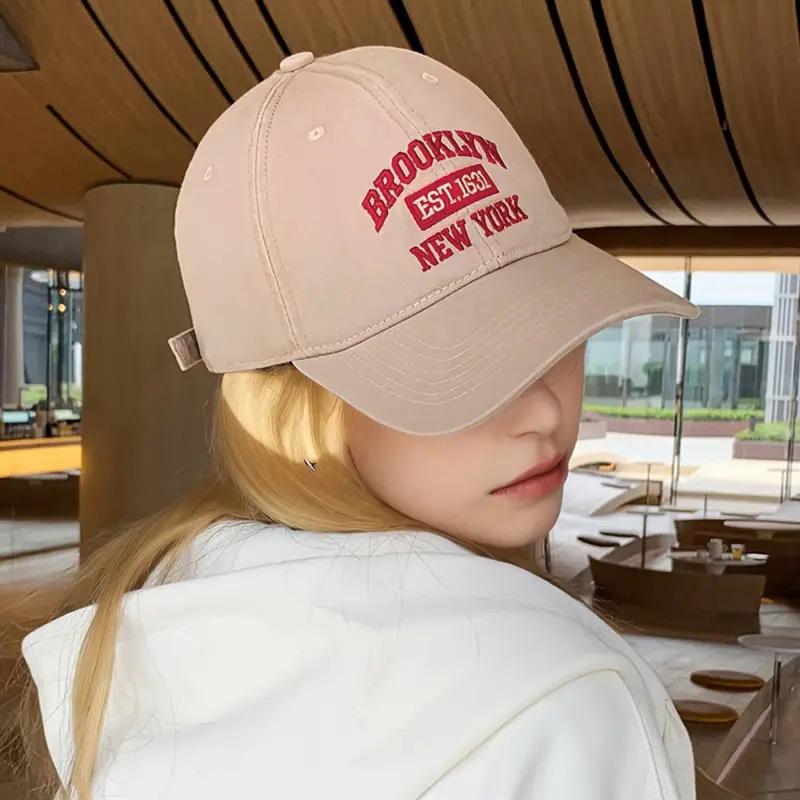 

Бейсболка с вышивкой логотипа Brooklyn NY, регулируемая - Легкая, дышащая Adjustable хаки