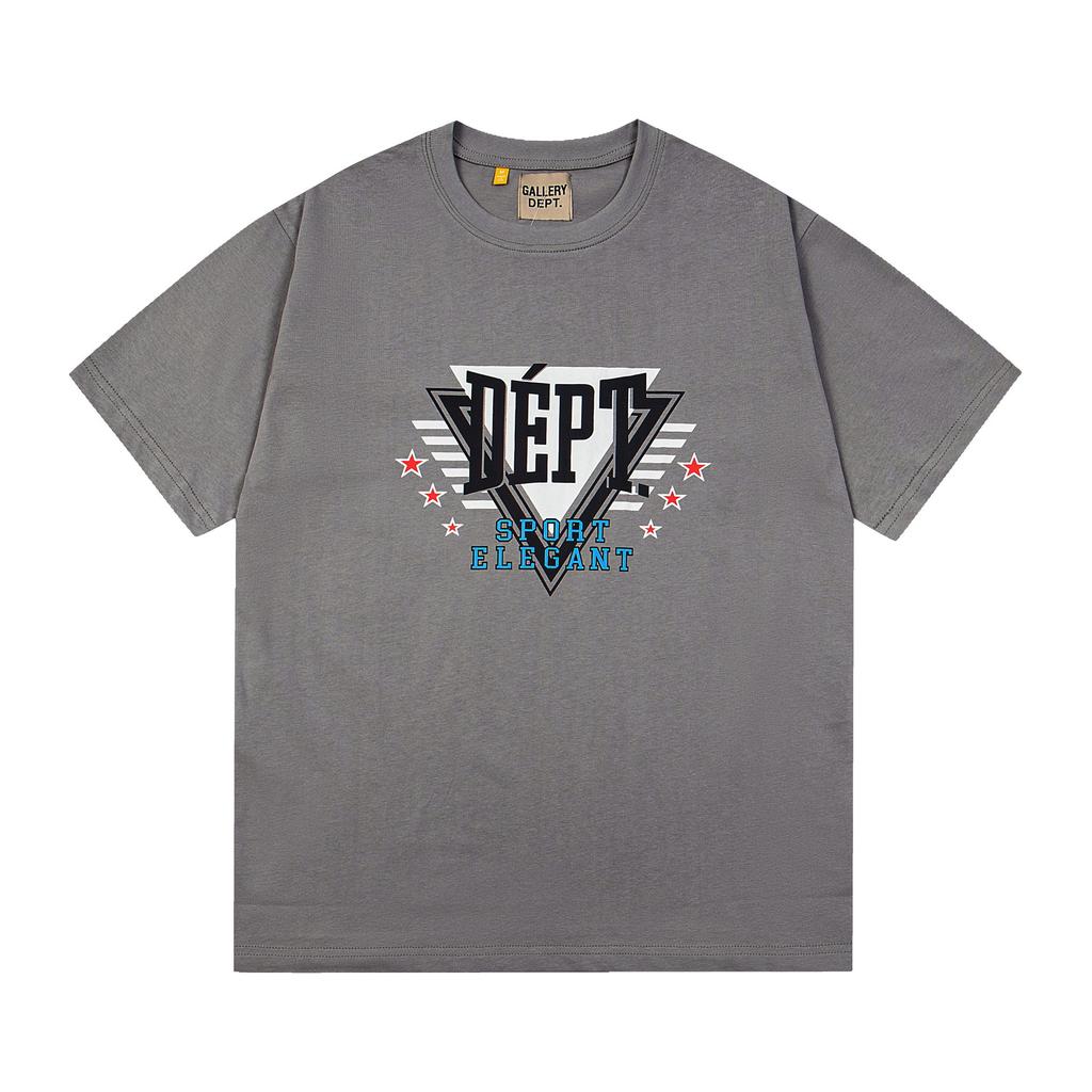26SS Foreign Trade Gallery Dept T-Shirt Collection Gallery Casual Short Sleeve Men's and Women's Same Style Factory Spot Straight Hair