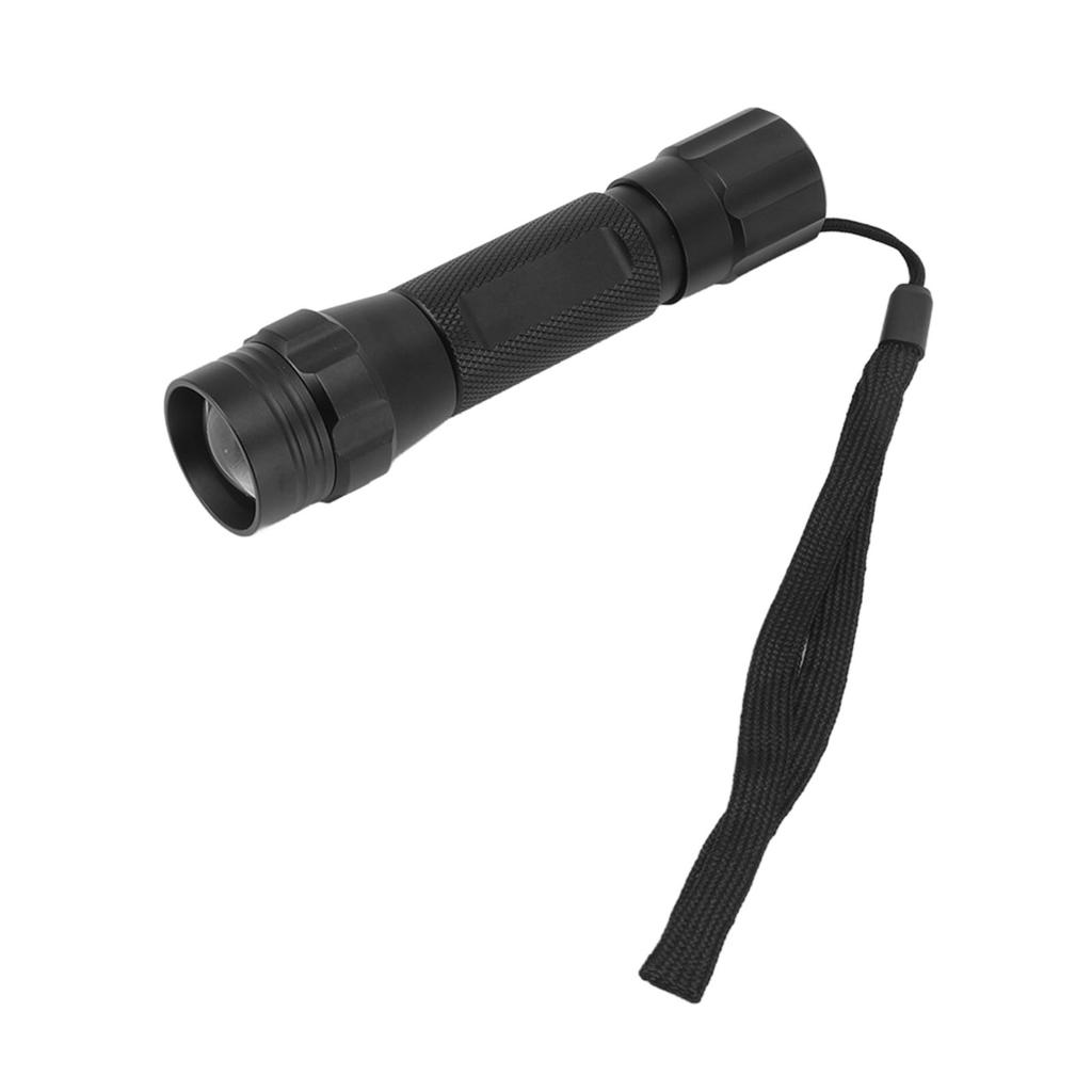 Green Light LED Flashlight Zoomable Portable Single Mode Green Hunting Light Flashlight for