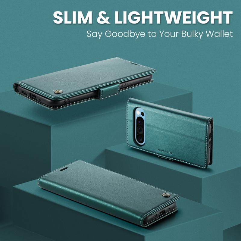 RFID Blocking Wallet Case Kickstand Leather Flip Case for Google Pixel 7 8 9 Pro XL 7a 8a 9pro Phone Cover Cards Bag Back Cover