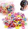 50/100 Stück Kinder elastische Haarbänder Mädchen Gum Scrunchie Gummiband für Kinder Nylon Haargummis Stirnband Baby Haarschmuck