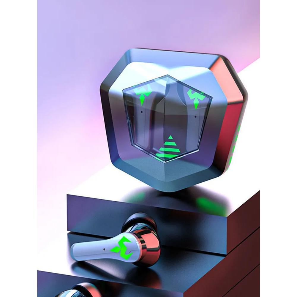 TikChic N35 Bluetooth TWS wireless game headset with microphone and low delay of 45ms.