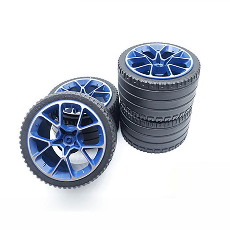 4Pcs/lot 23799 High-Tech Tire Wheel Hub Supercar Truck 37383 68577 23800 Building Blocks DIY Bricks Compatible Parts Kid Toys