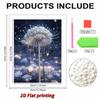 5D Frameless Pearl Painting Dandelion Diy Handmade Sticky Diamond Creative Canvas Art Painting Bedroom Decoration Living Room Hanging Painting