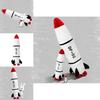 East Wind 5c Rakete Plüschkissen Langer Körper Weiches Spielzeug Für Schlafzimmerdeko Geschenk Für Männer