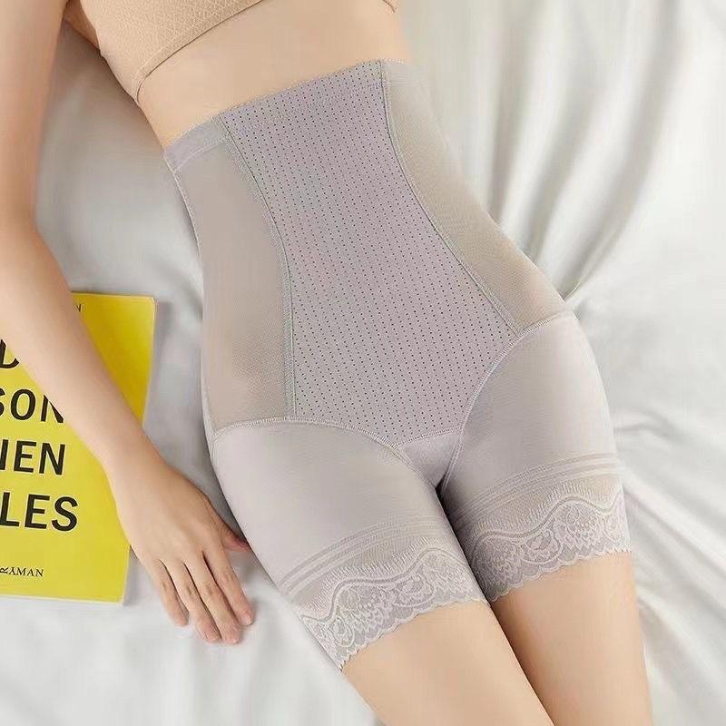 Women High Waist Ultra Thin Tummy Control Shapewear Shorts Breathable Slimming Underwear