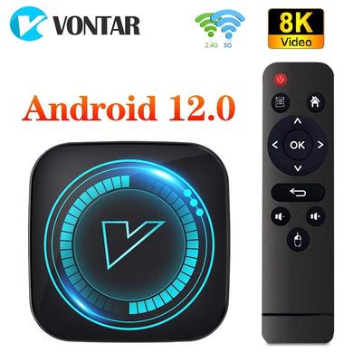 VONTAR Smart TV Box Android 12 Allwinner H618 Support 8K Video Dual Wifi BT4.0 Set Top Box