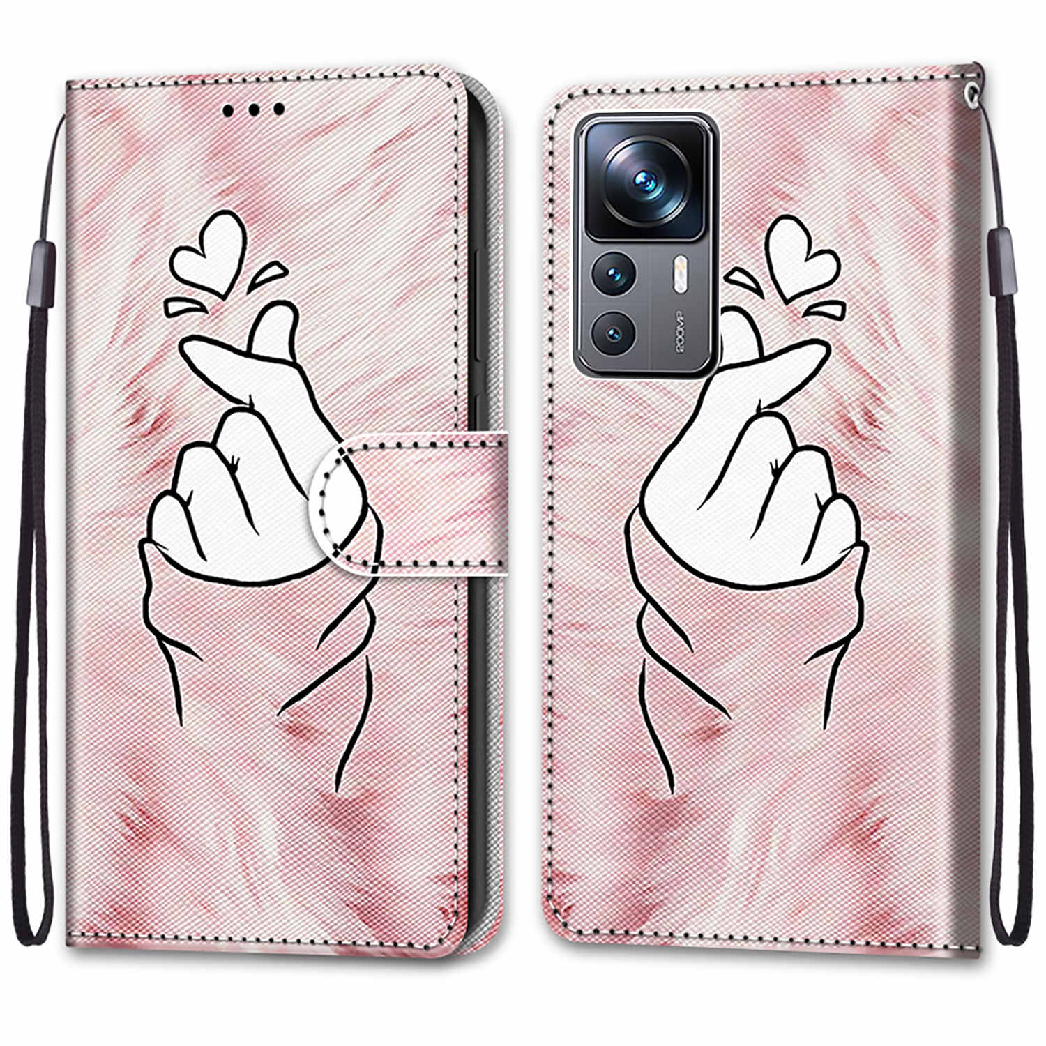

Розкішний розписний шкіряний чохол Wallet Book Style Protective Cover для Redmi 13 13C/Redmi A3/Redmi K60 Ultra/Redmi 12C 11A 10C 40S 9A 9C 6A 7A 8A/Redmi6 Redmi 4X