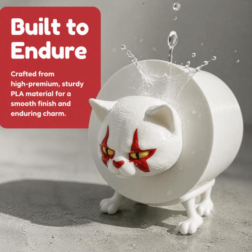 3D Printed Cat Toilet Roll Holder Tissue Storage Organizer Cat Toilet Paper Holder Home