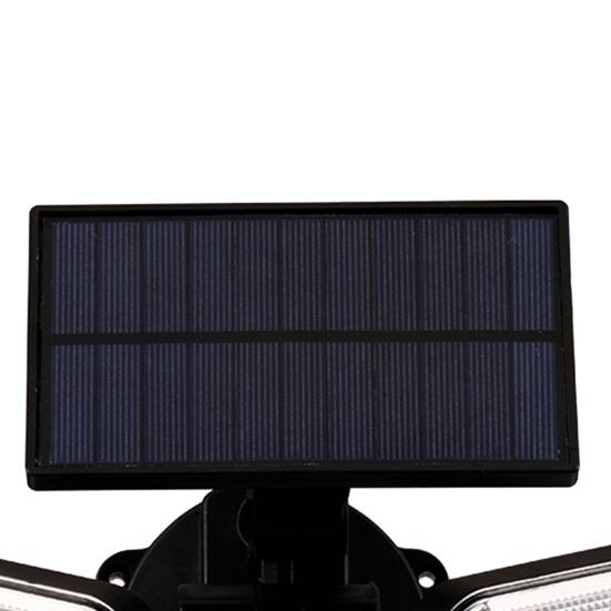 2108 Solar Power Waterproof ABS Dual Sensor Light Head Solar Wall Light
